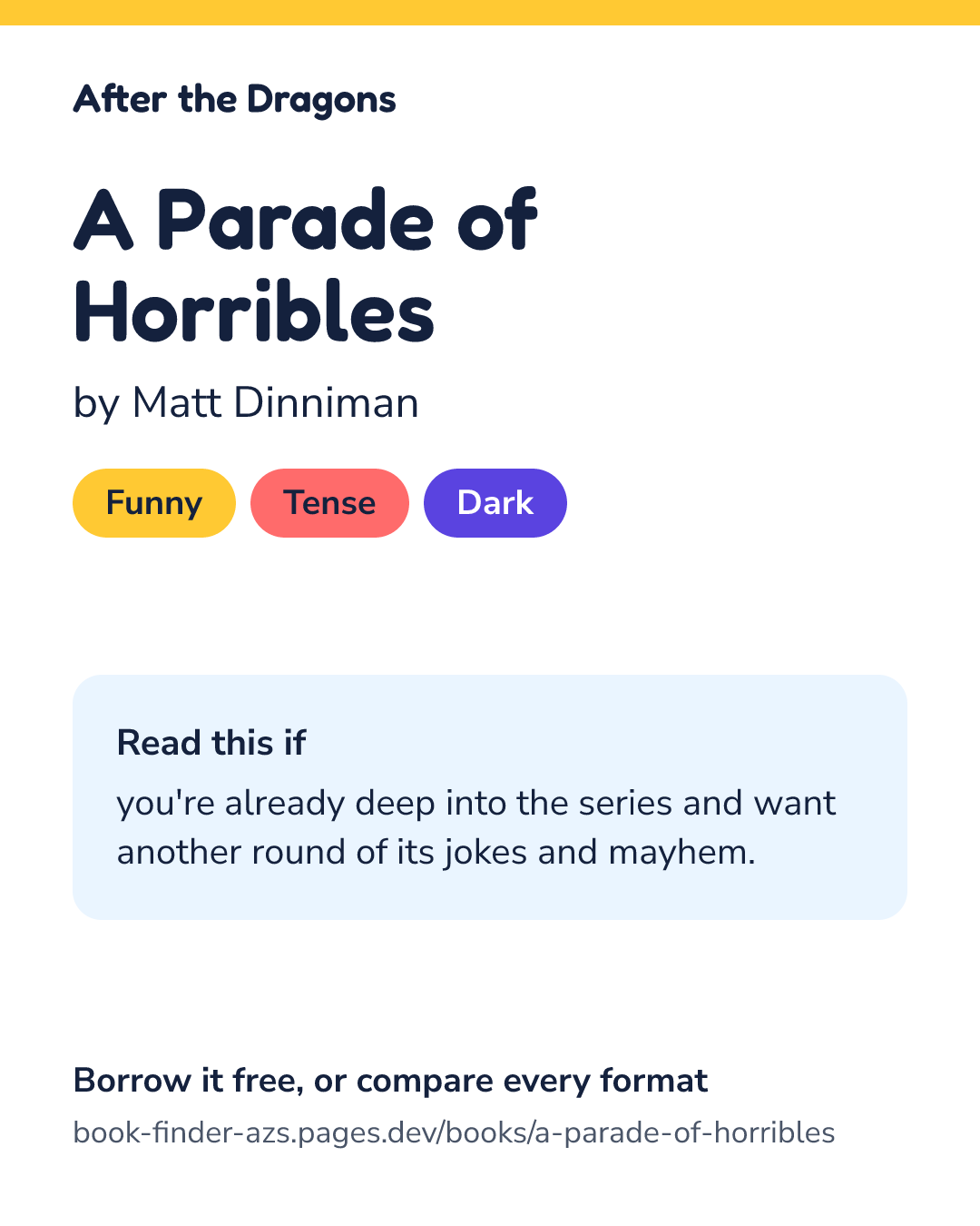 Share card for A Parade of Horribles