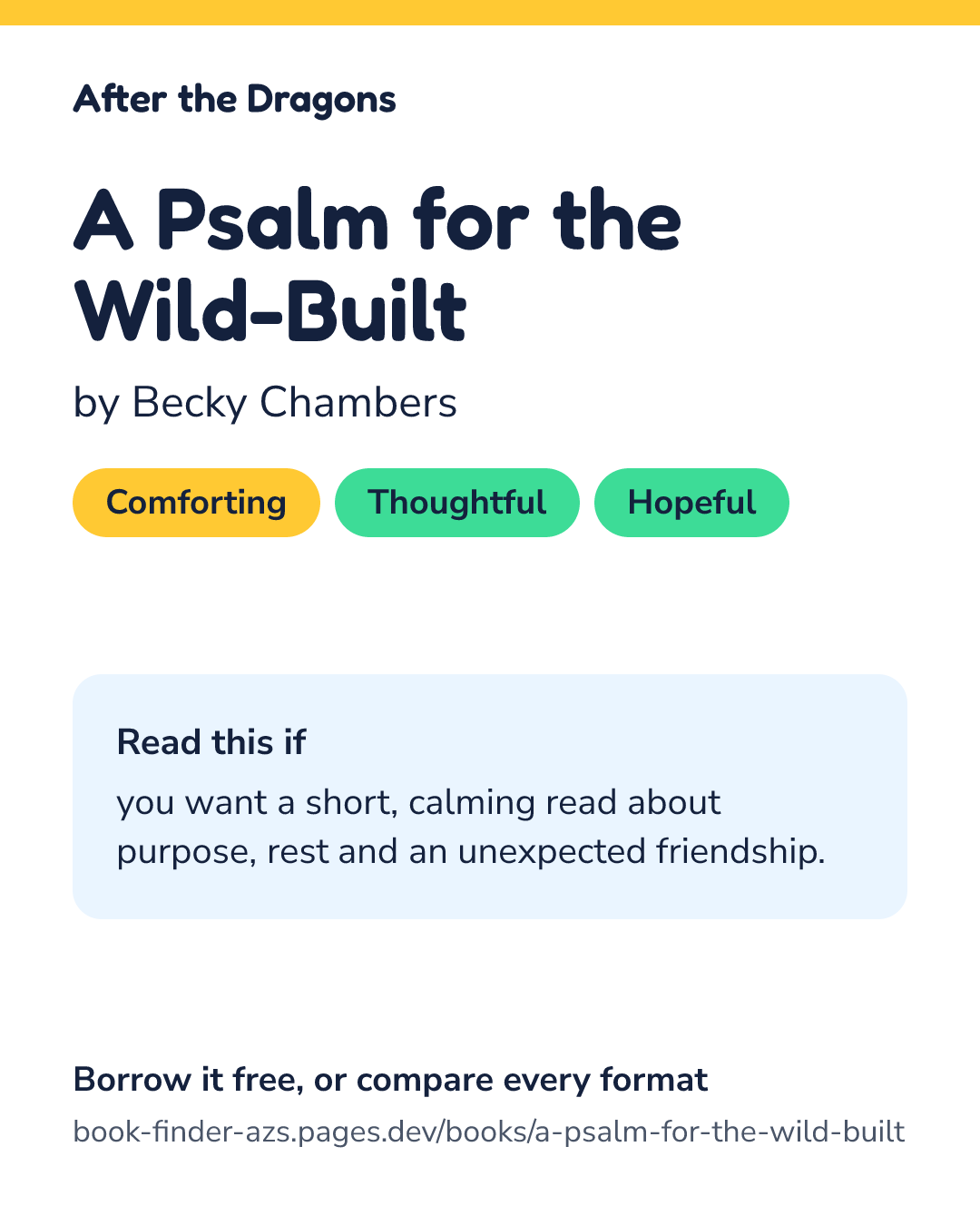 Share card for A Psalm for the Wild-Built
