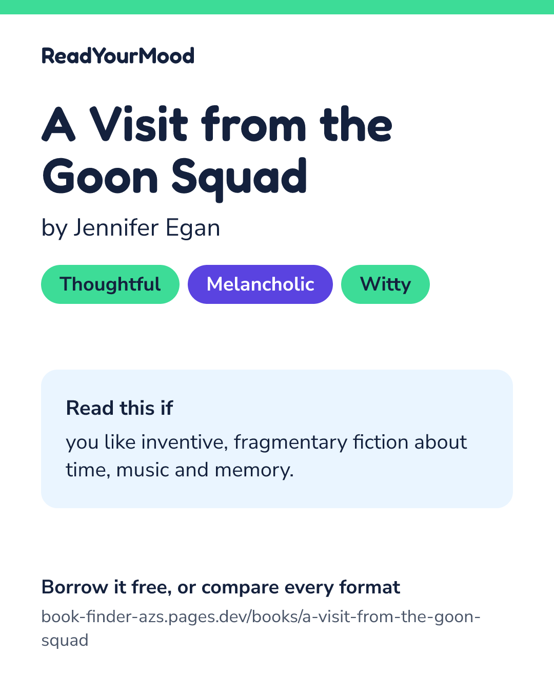 Share card for A Visit from the Goon Squad