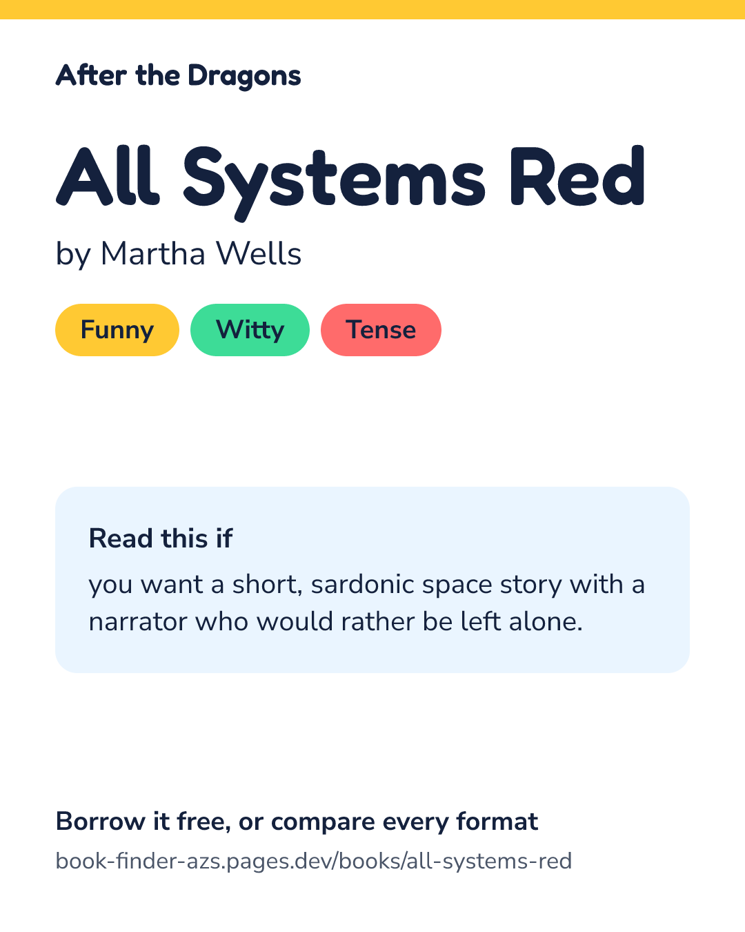 Share card for All Systems Red