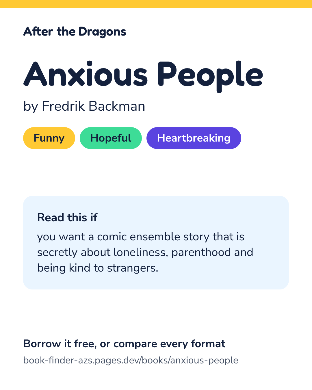 Share card for Anxious People