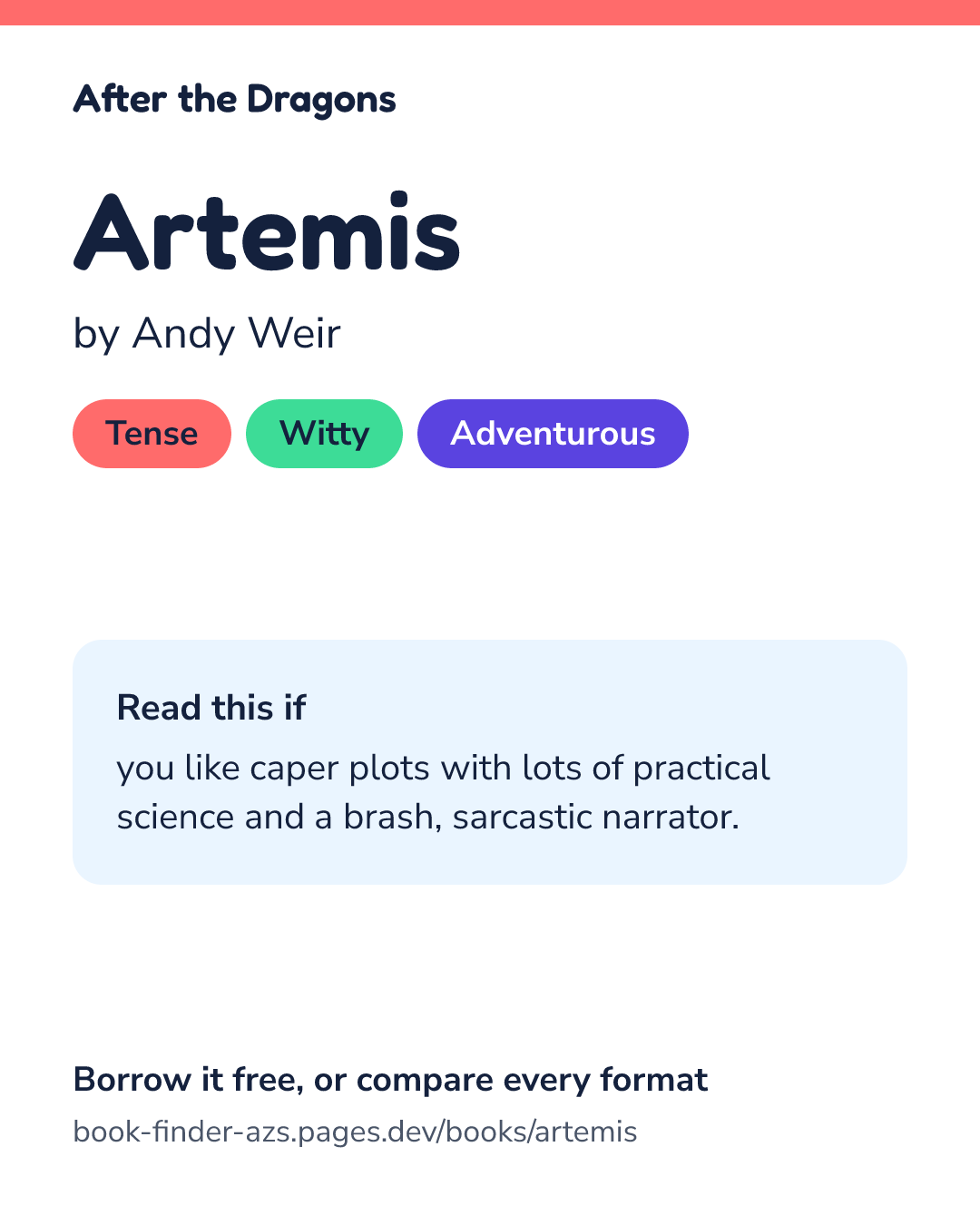 Share card for Artemis