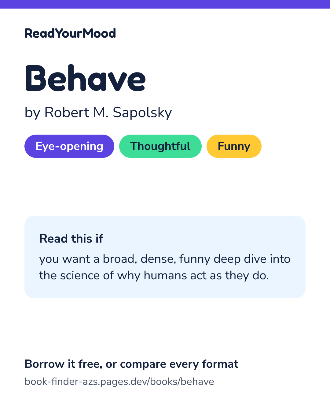 Share card for Behave