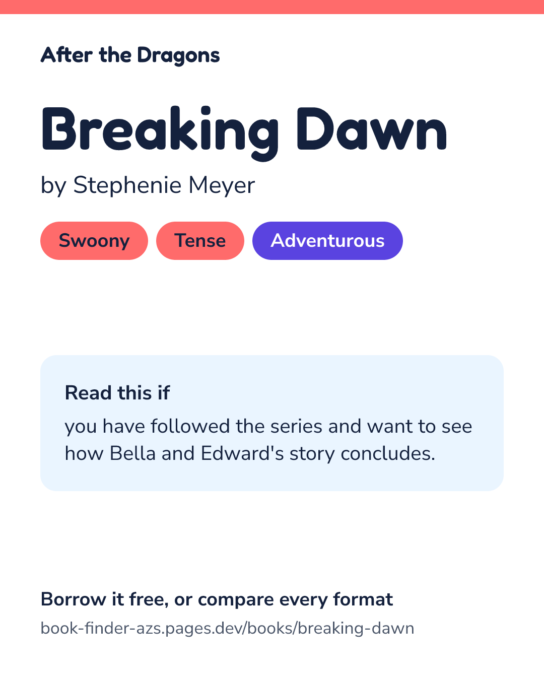 Share card for Breaking Dawn