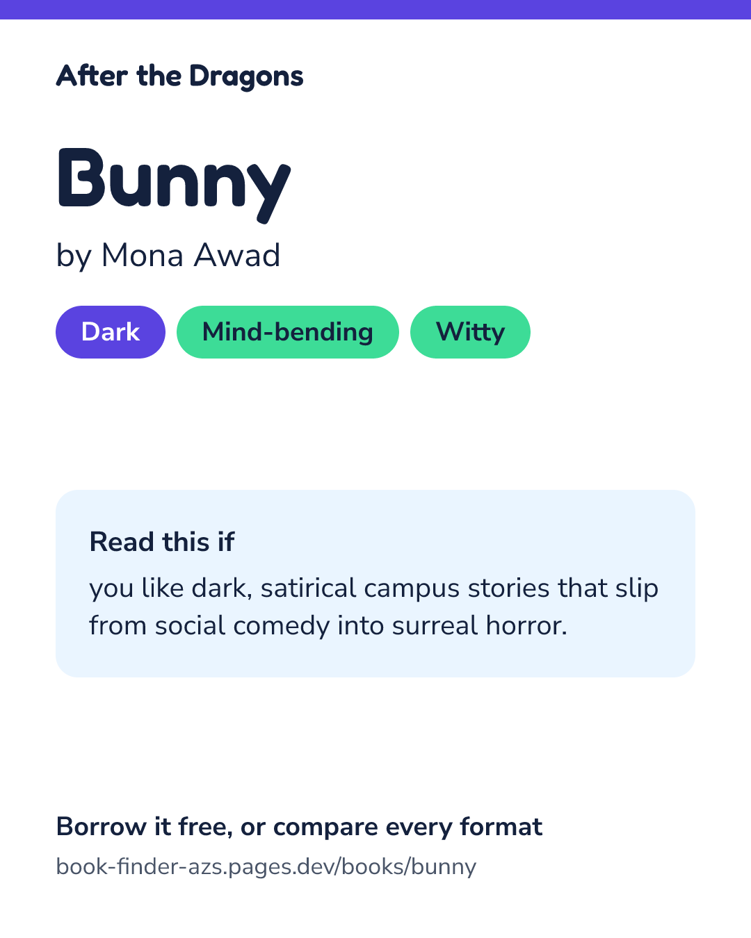 Share card for Bunny