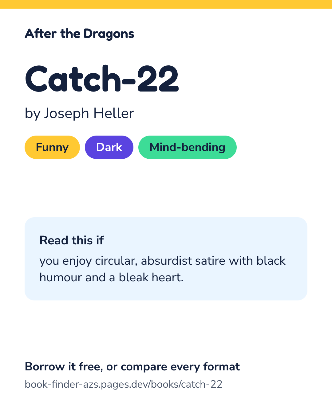 Share card for Catch-22