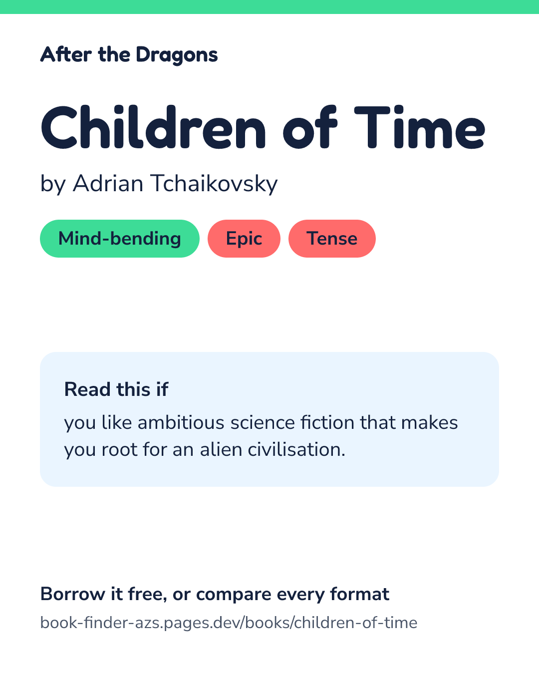 Share card for Children of Time