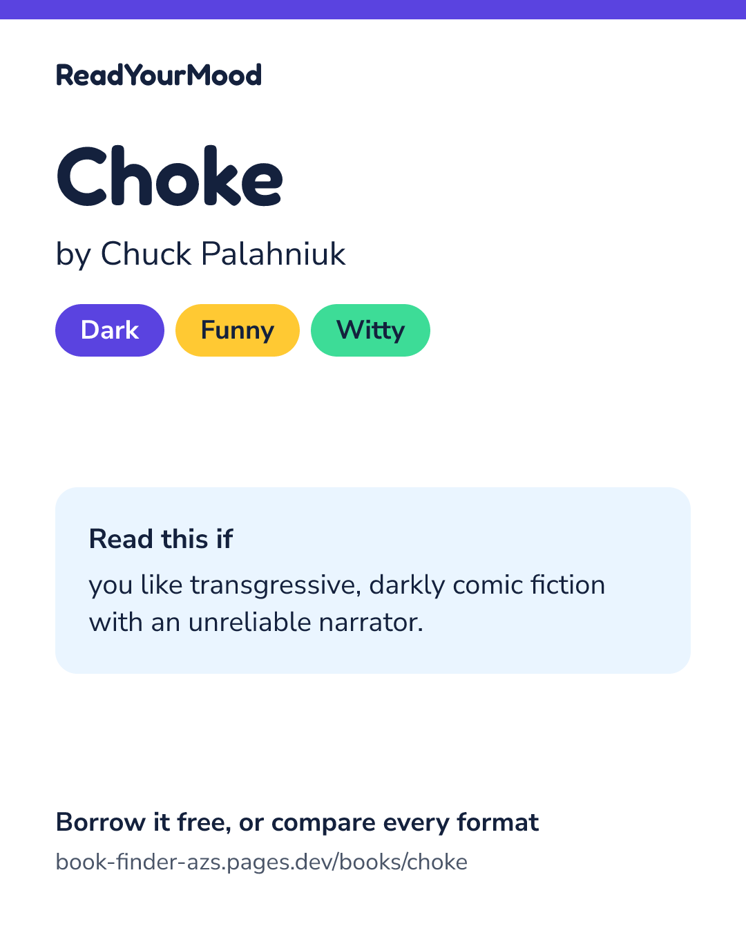 Share card for Choke