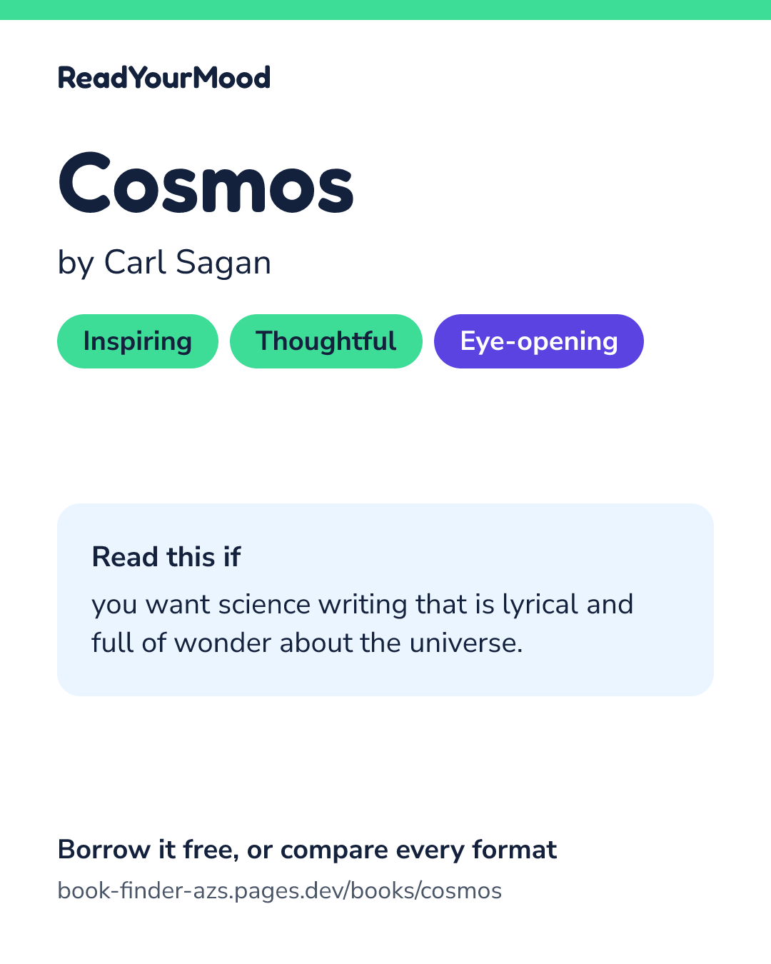 Share card for Cosmos