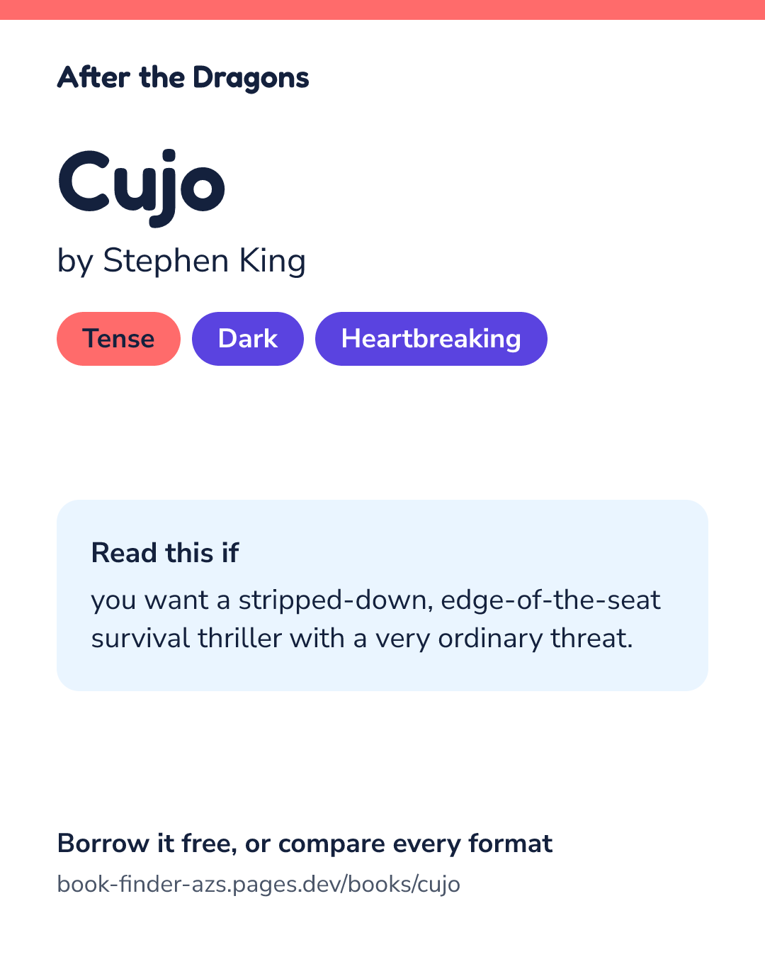 Share card for Cujo