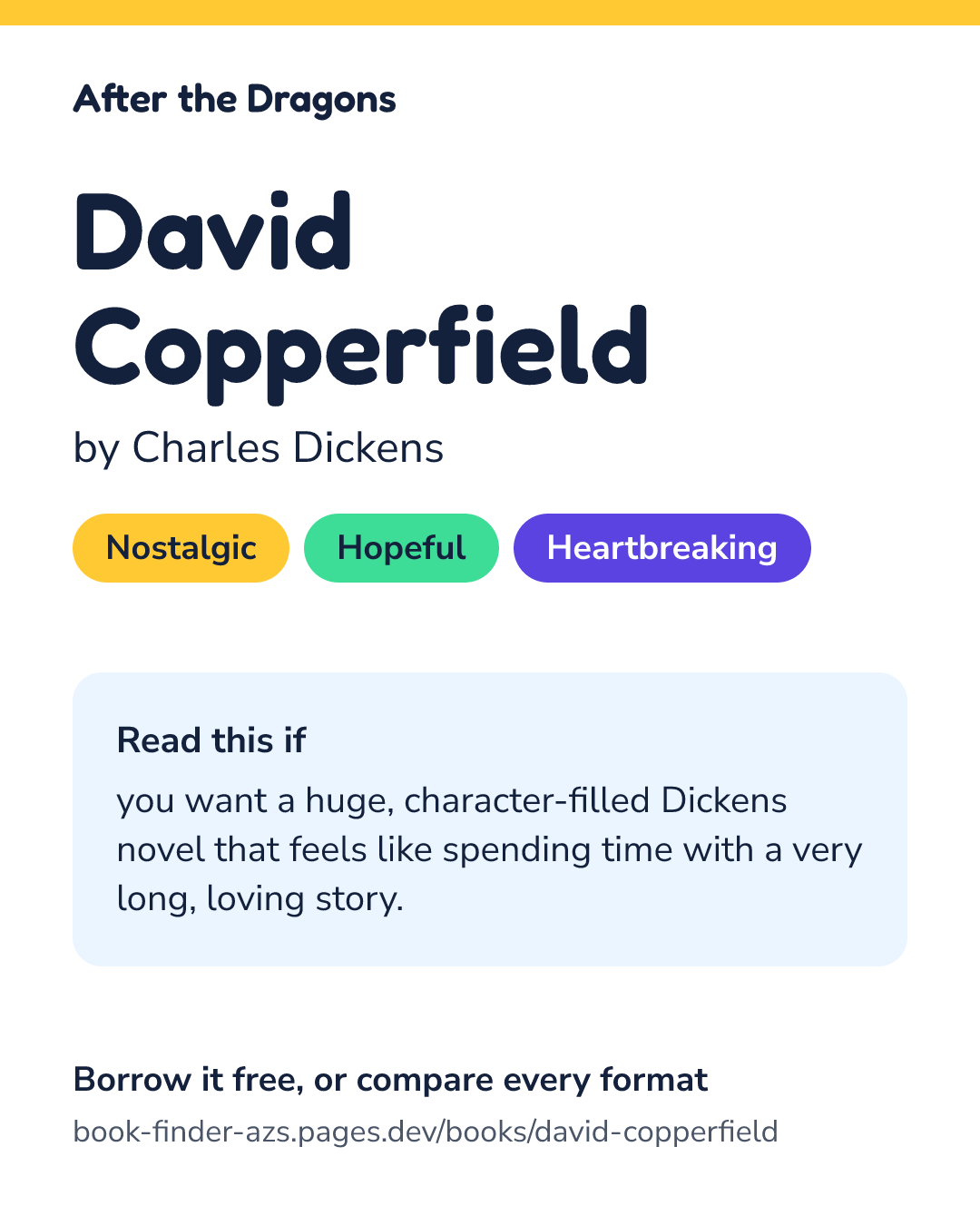 Share card for David Copperfield