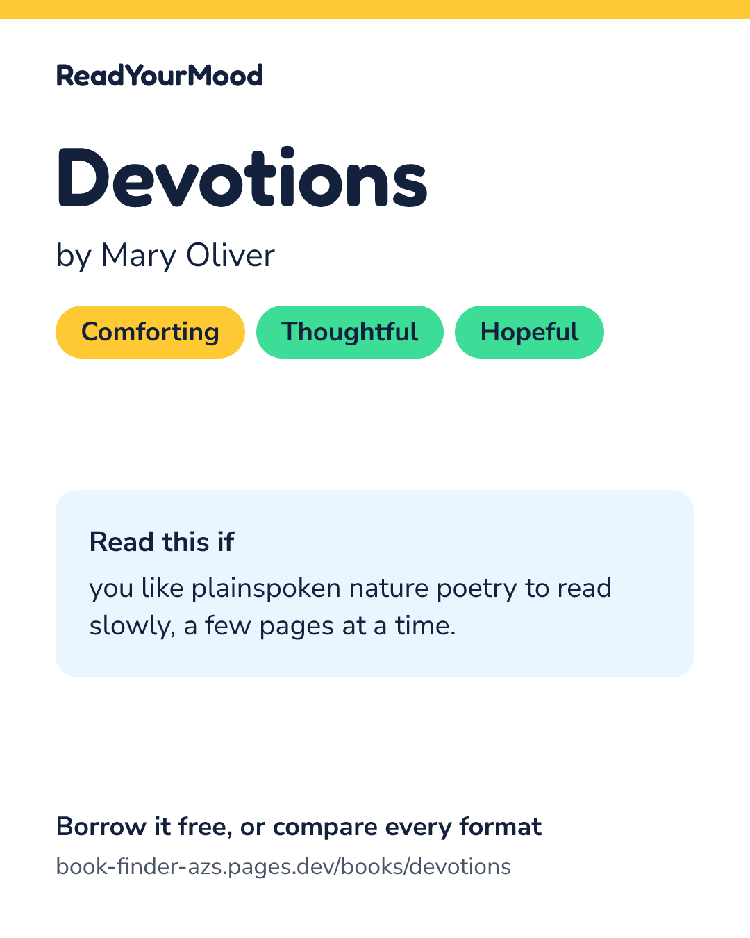 Share card for Devotions