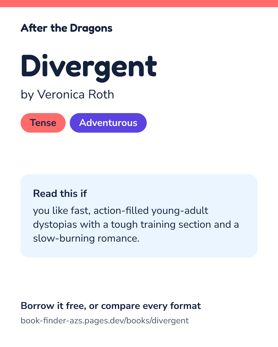Share card for Divergent