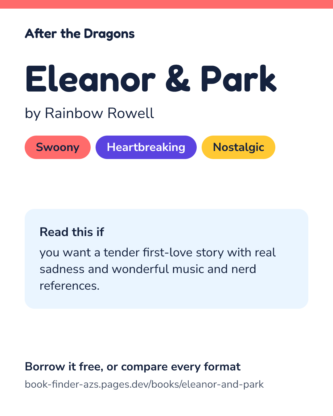 Share card for Eleanor & Park