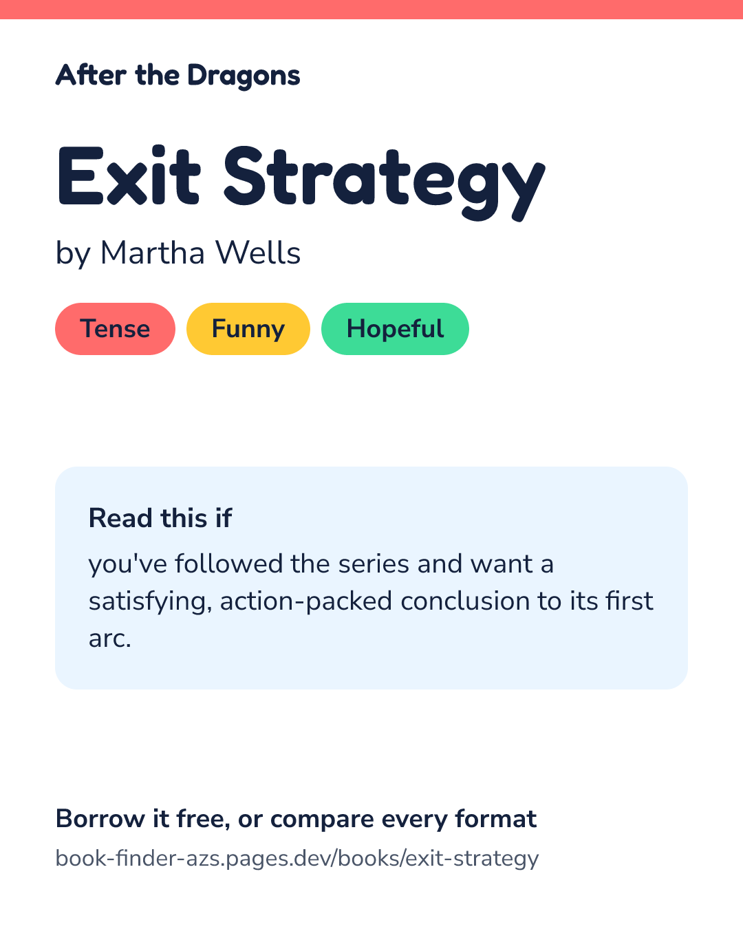 Share card for Exit Strategy