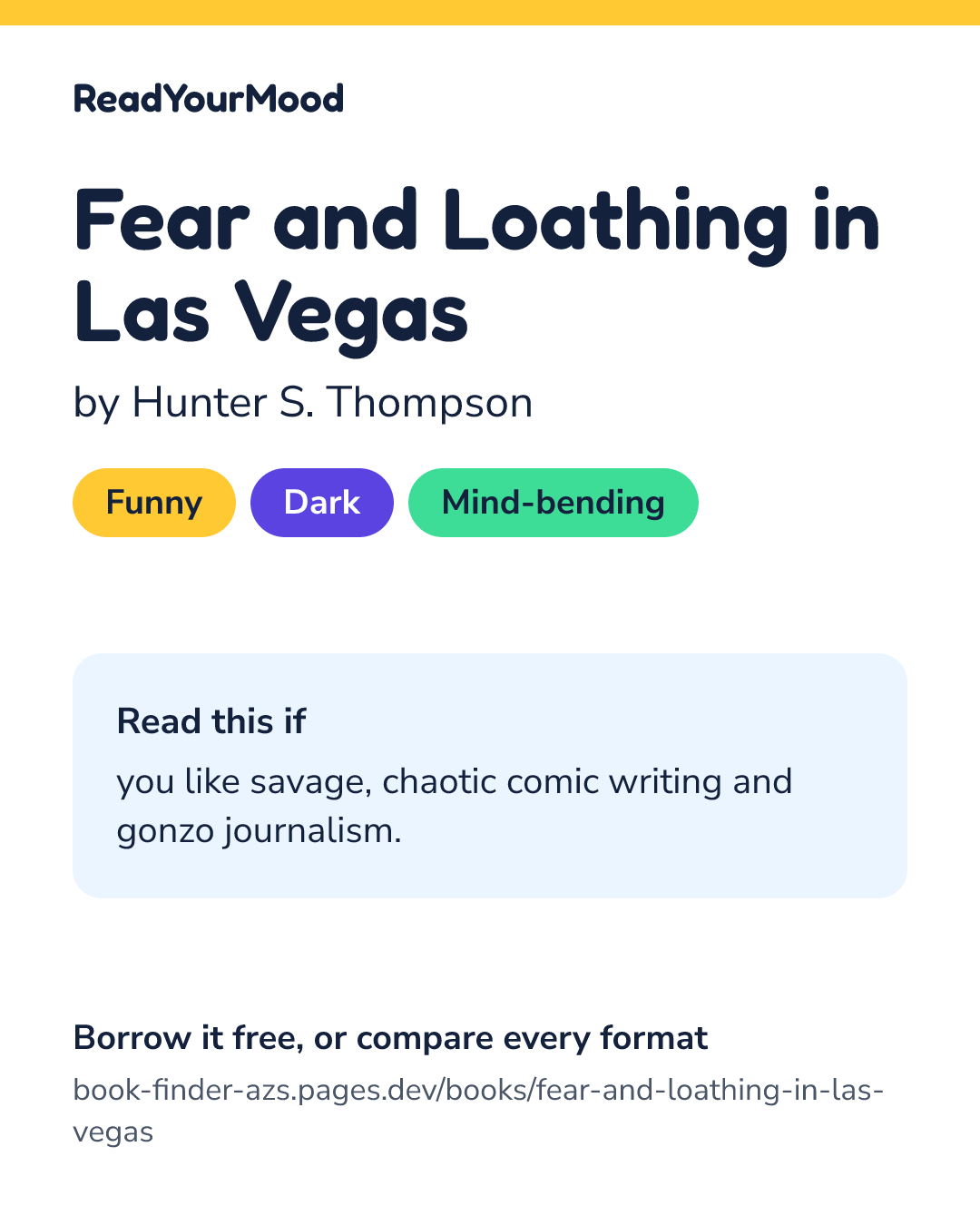 Share card for Fear and Loathing in Las Vegas