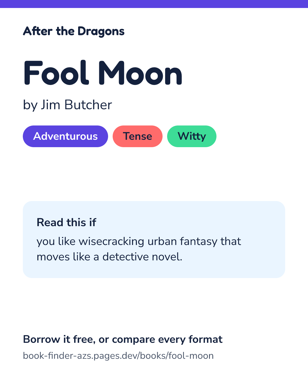 Share card for Fool Moon