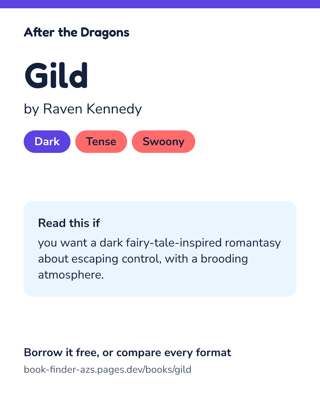 Share card for Gild