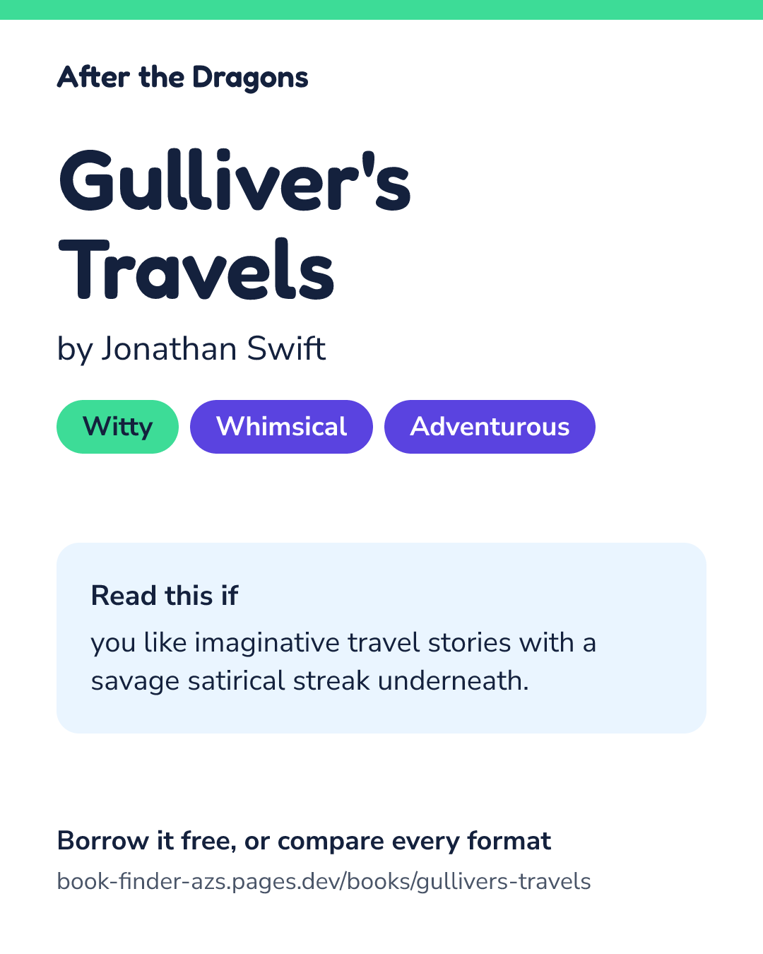 Share card for Gulliver's Travels