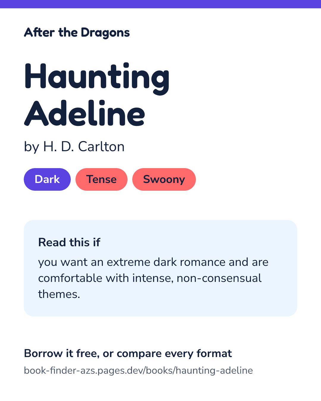 Share card for Haunting Adeline