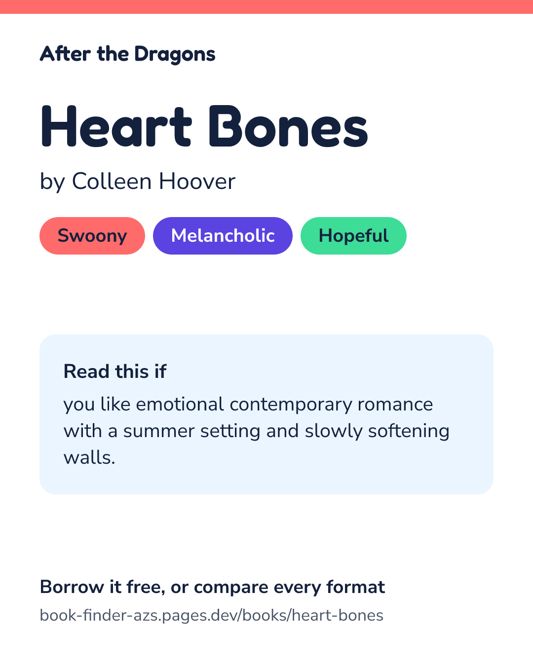 Share card for Heart Bones