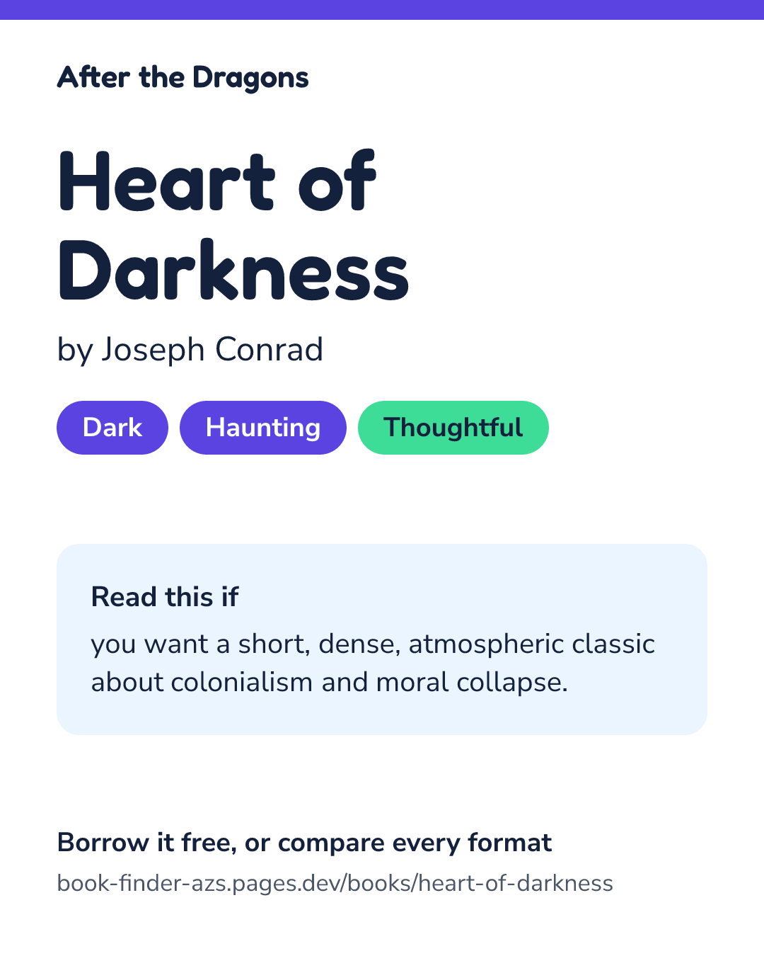 Share card for Heart of Darkness