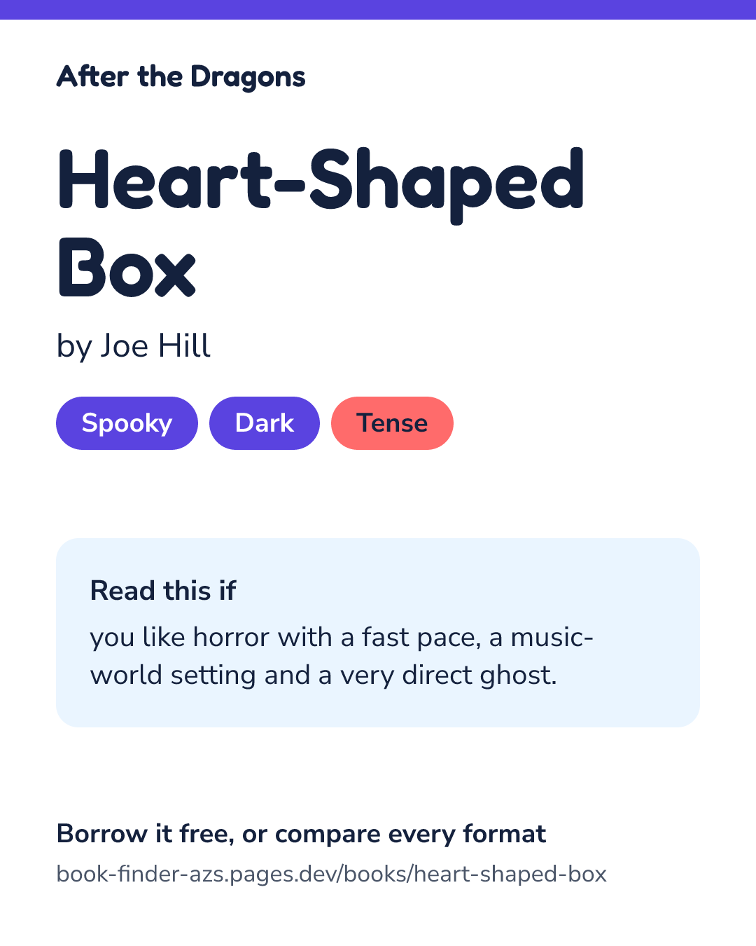 Share card for Heart-Shaped Box