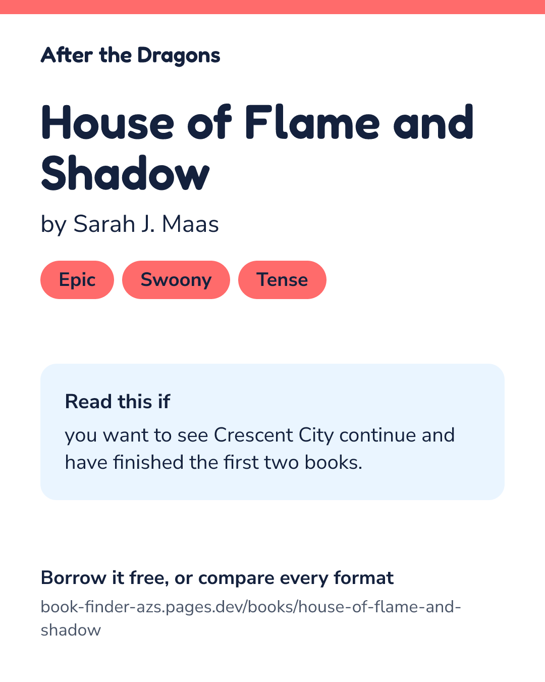 Share card for House of Flame and Shadow