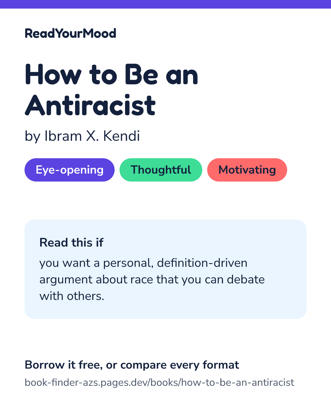 Share card for How to Be an Antiracist