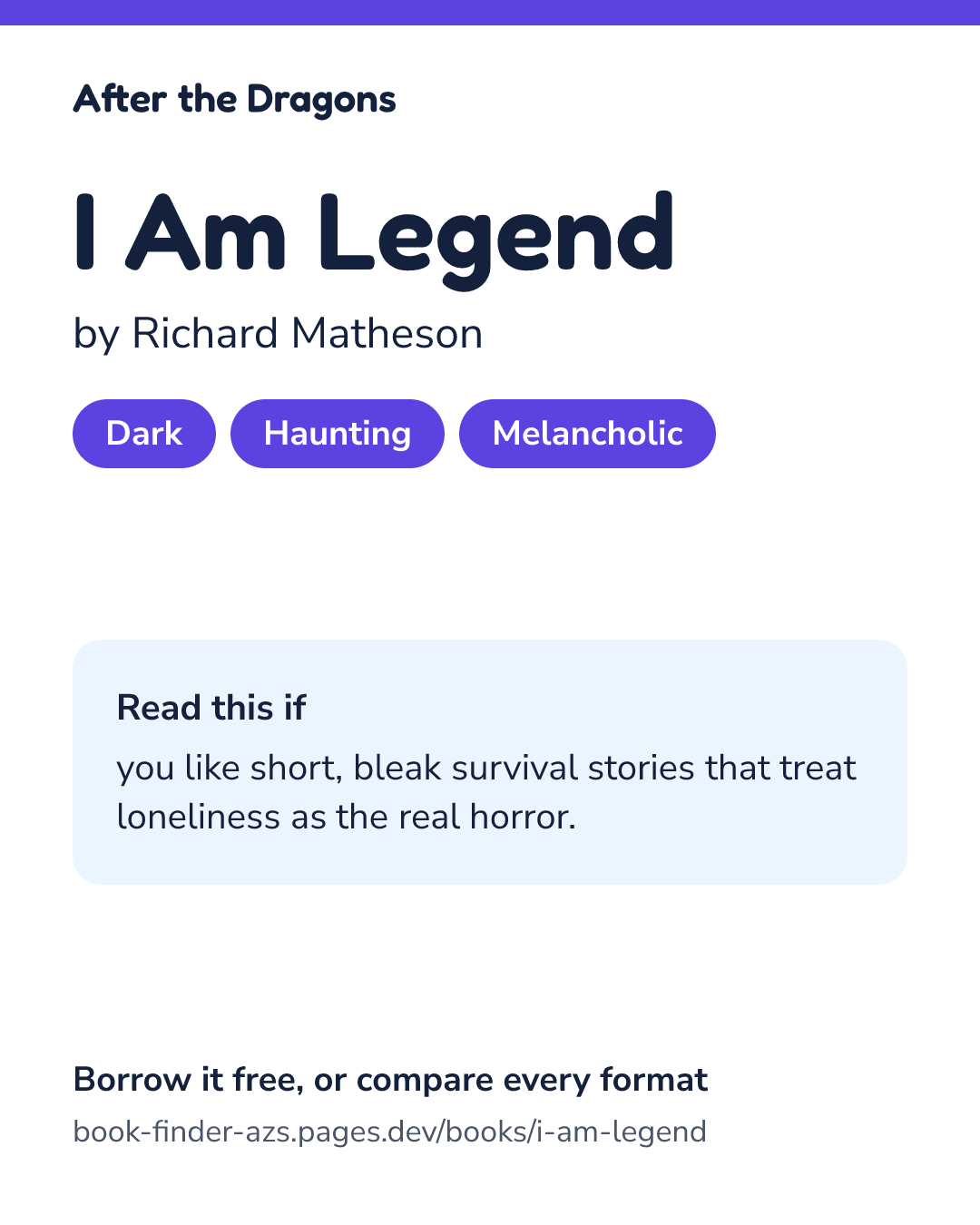 Share card for I Am Legend