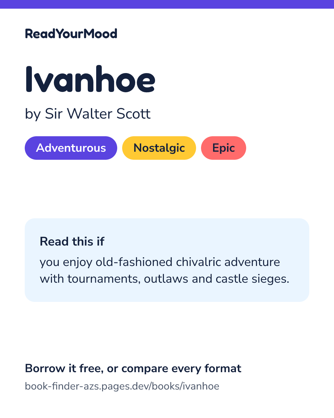 Share card for Ivanhoe