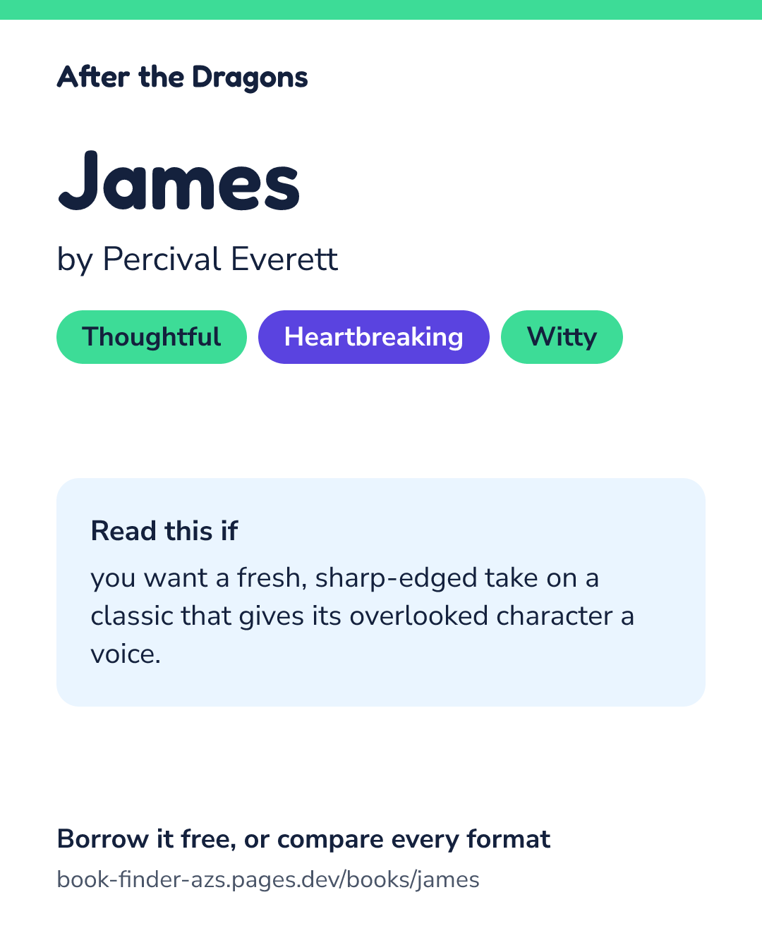 Share card for James