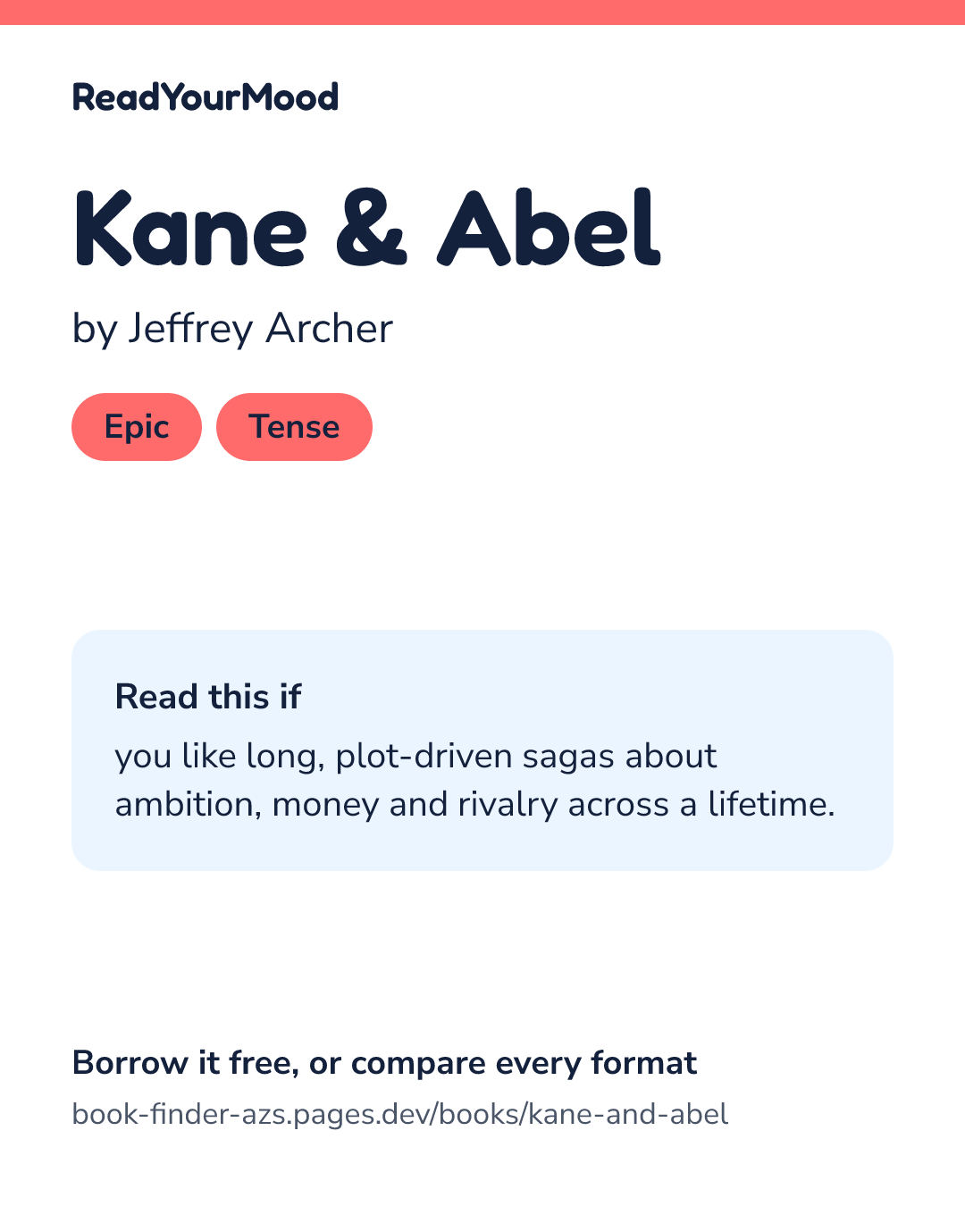 Share card for Kane & Abel