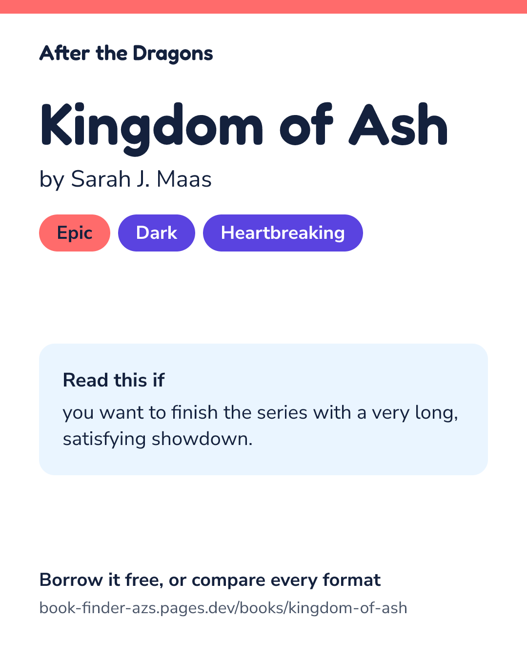 Share card for Kingdom of Ash