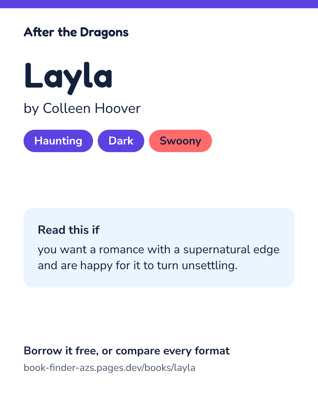 Share card for Layla