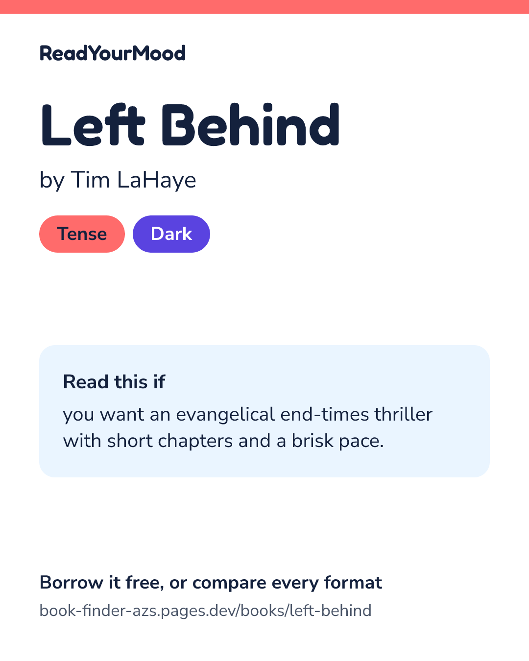 Share card for Left Behind