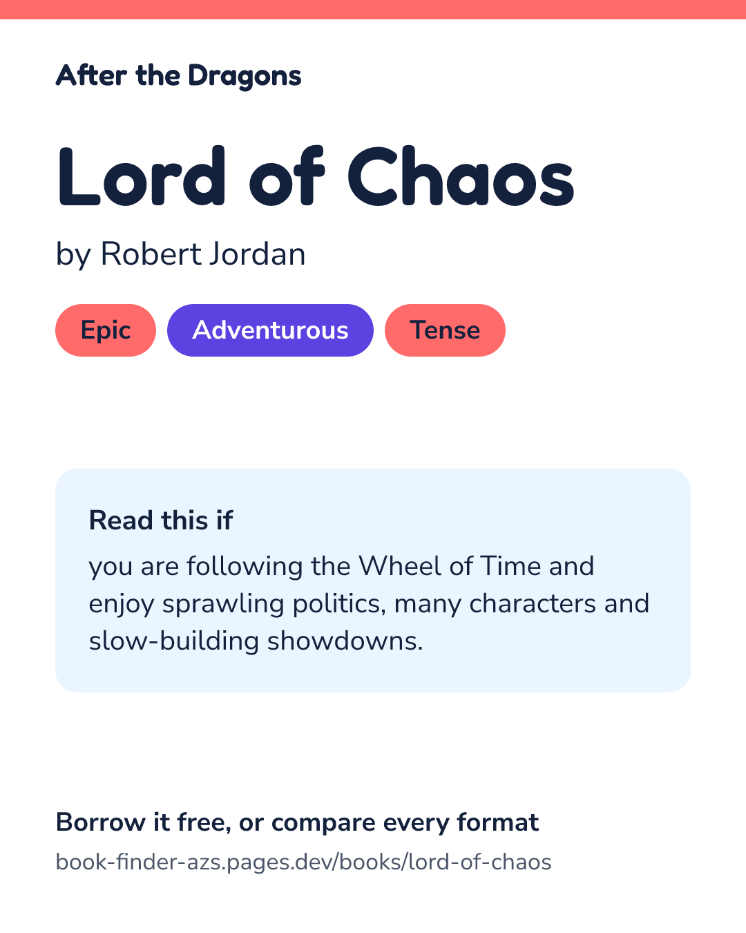 Share card for Lord of Chaos