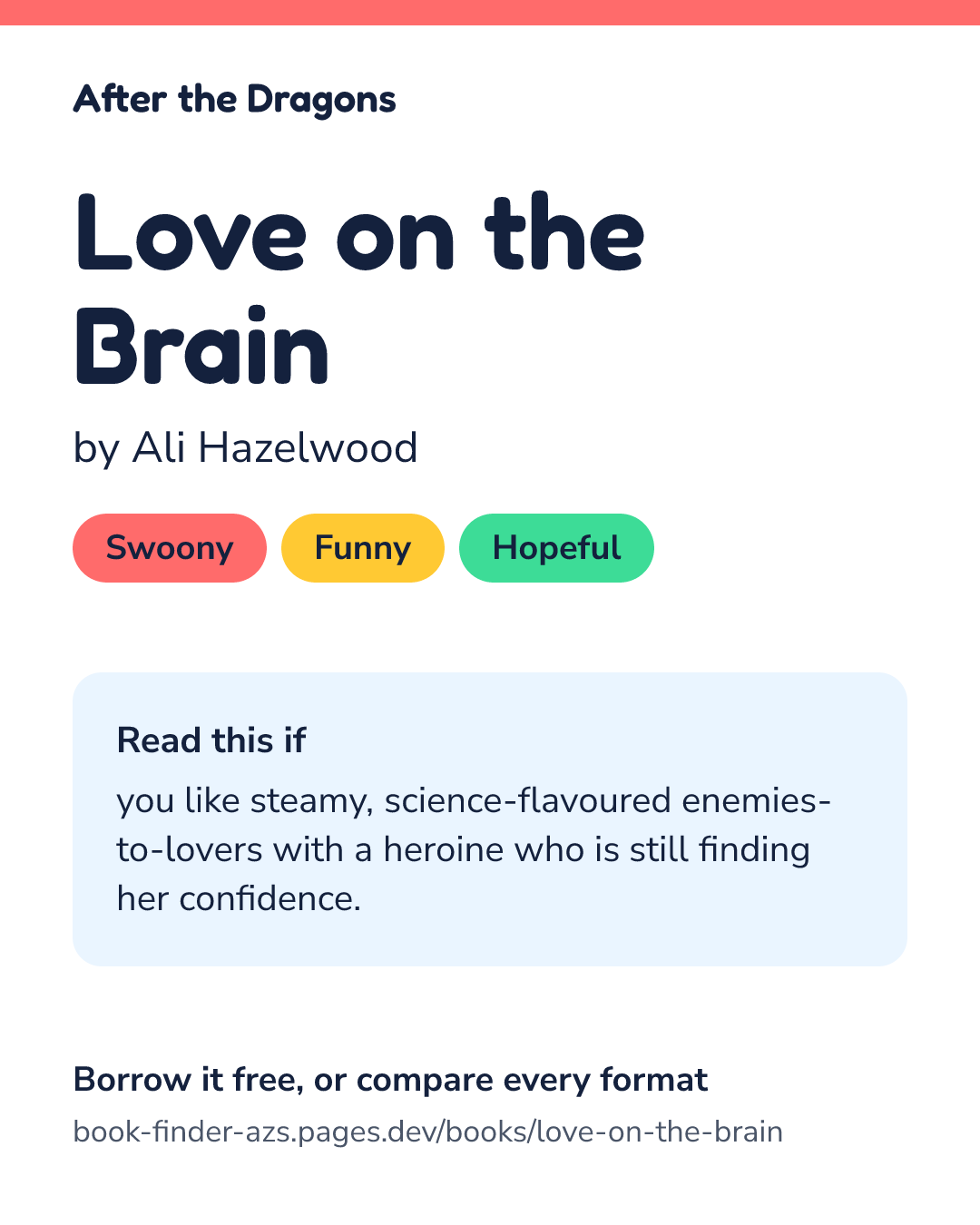 Share card for Love on the Brain