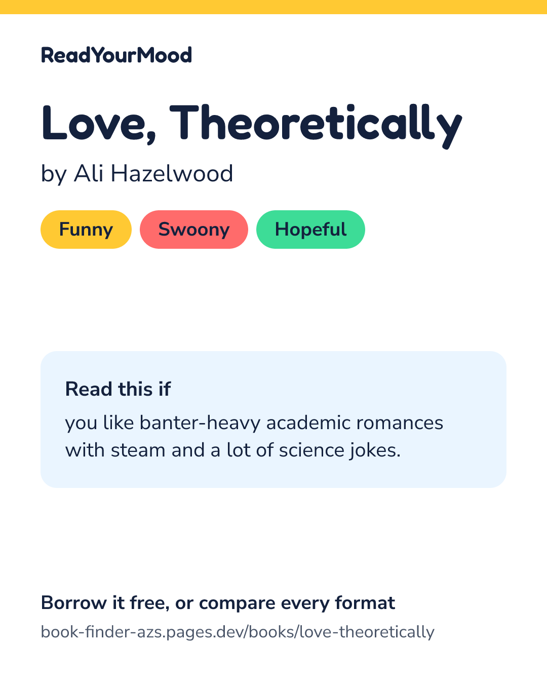 Share card for Love, Theoretically