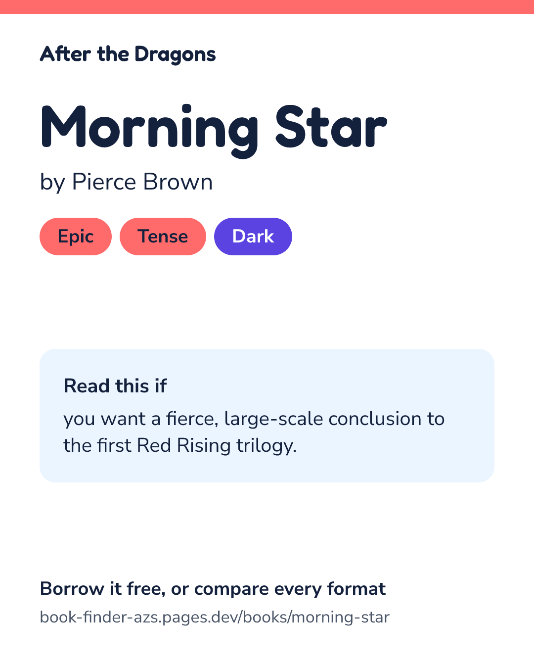 Share card for Morning Star