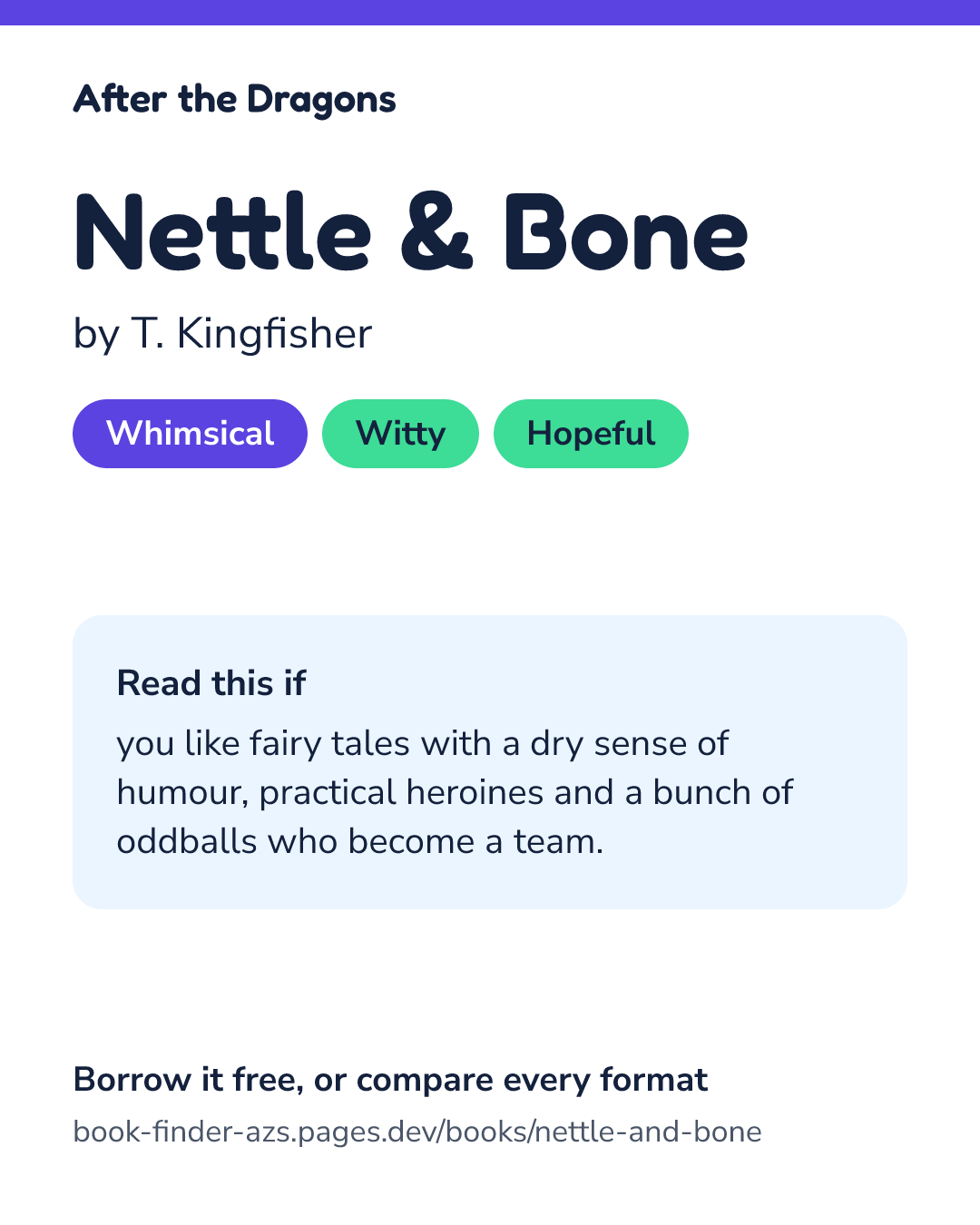 Share card for Nettle & Bone
