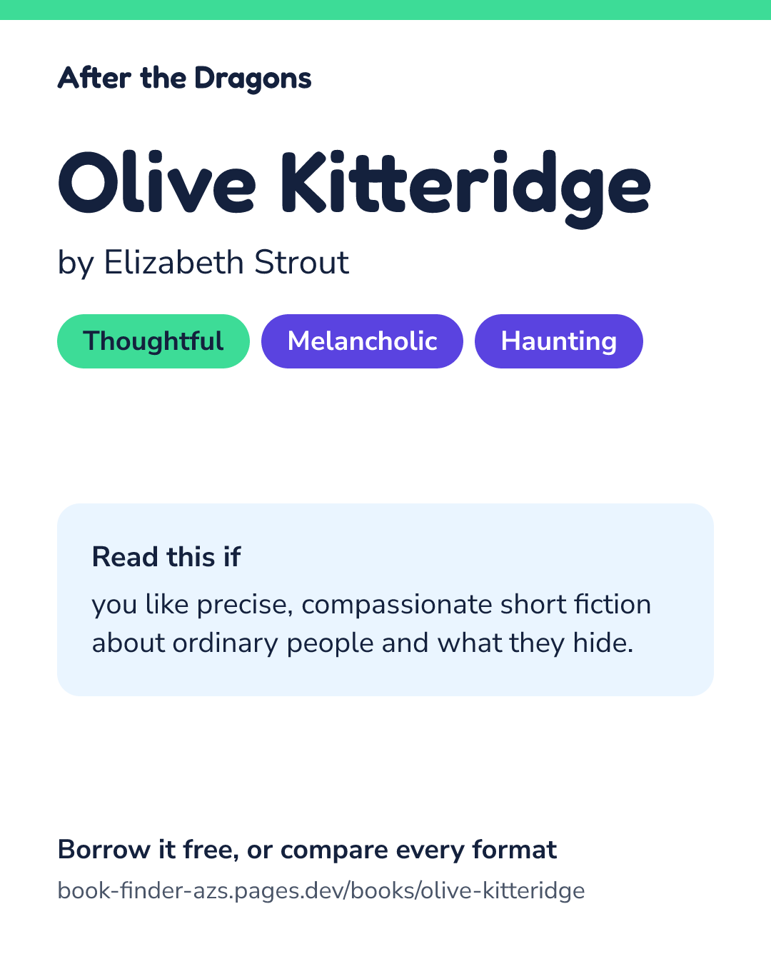 Share card for Olive Kitteridge