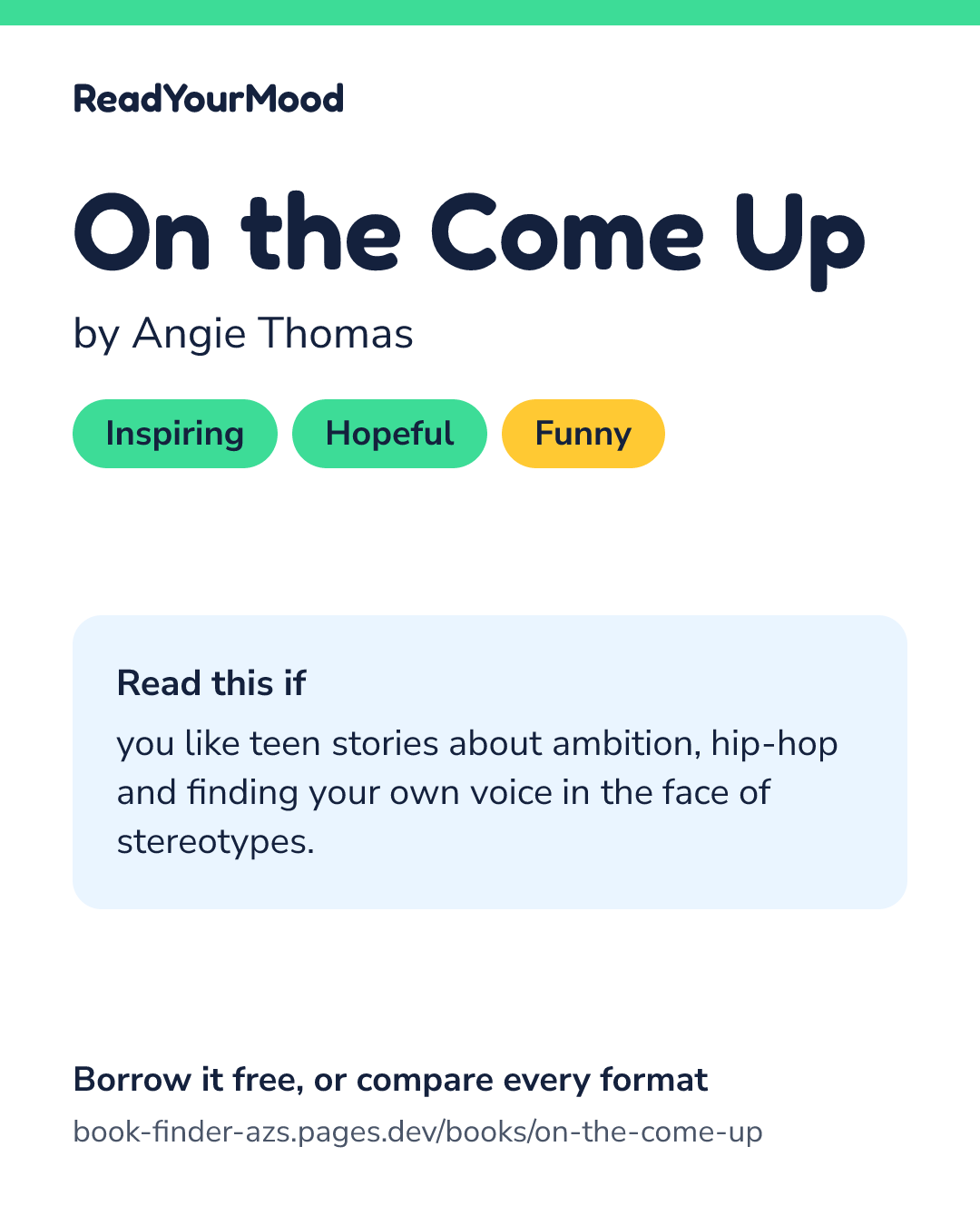 Share card for On the Come Up