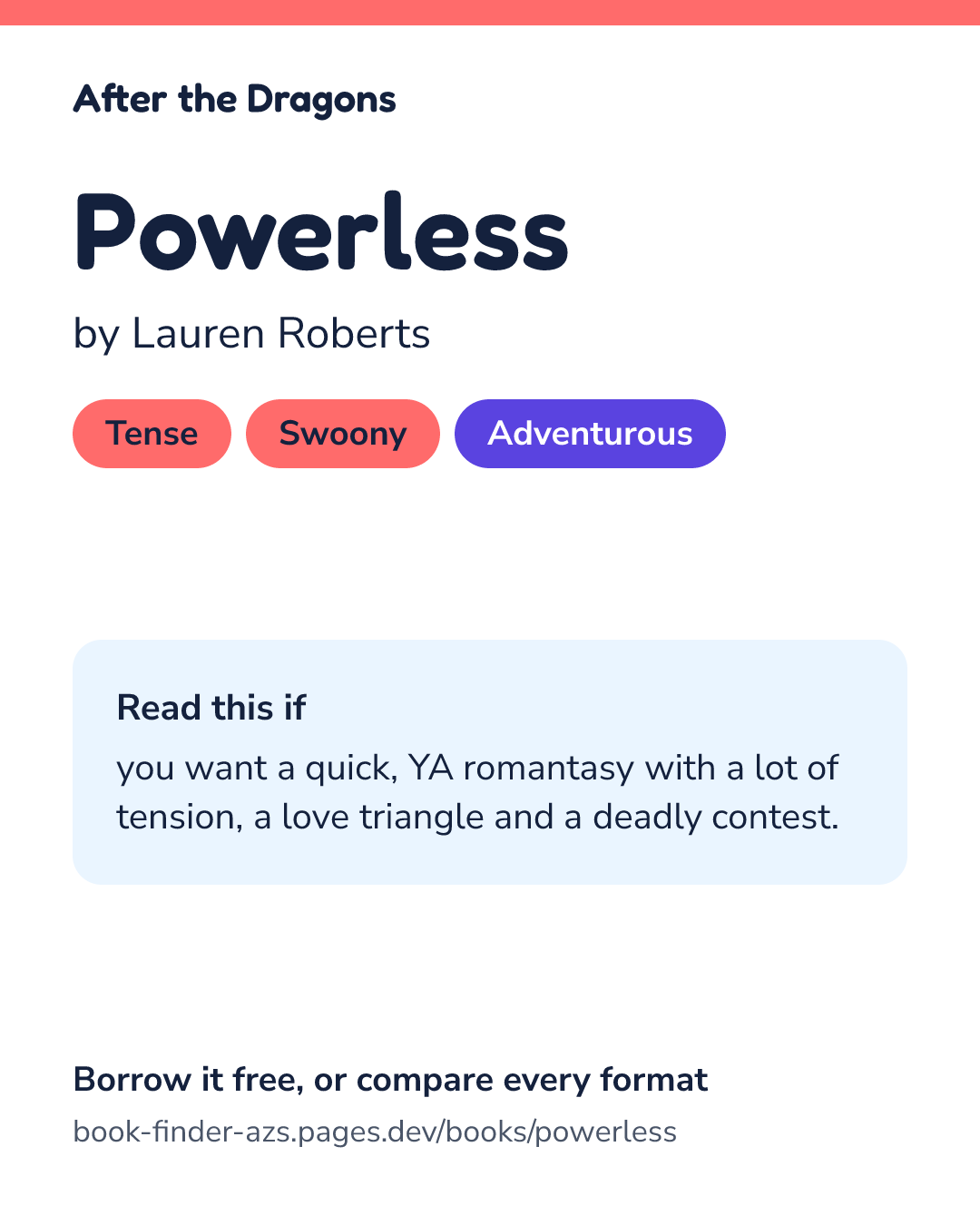 Share card for Powerless