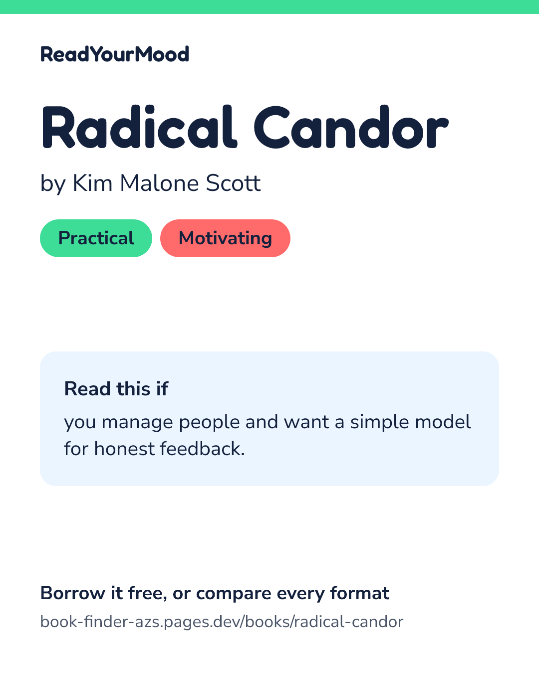 Share card for Radical Candor