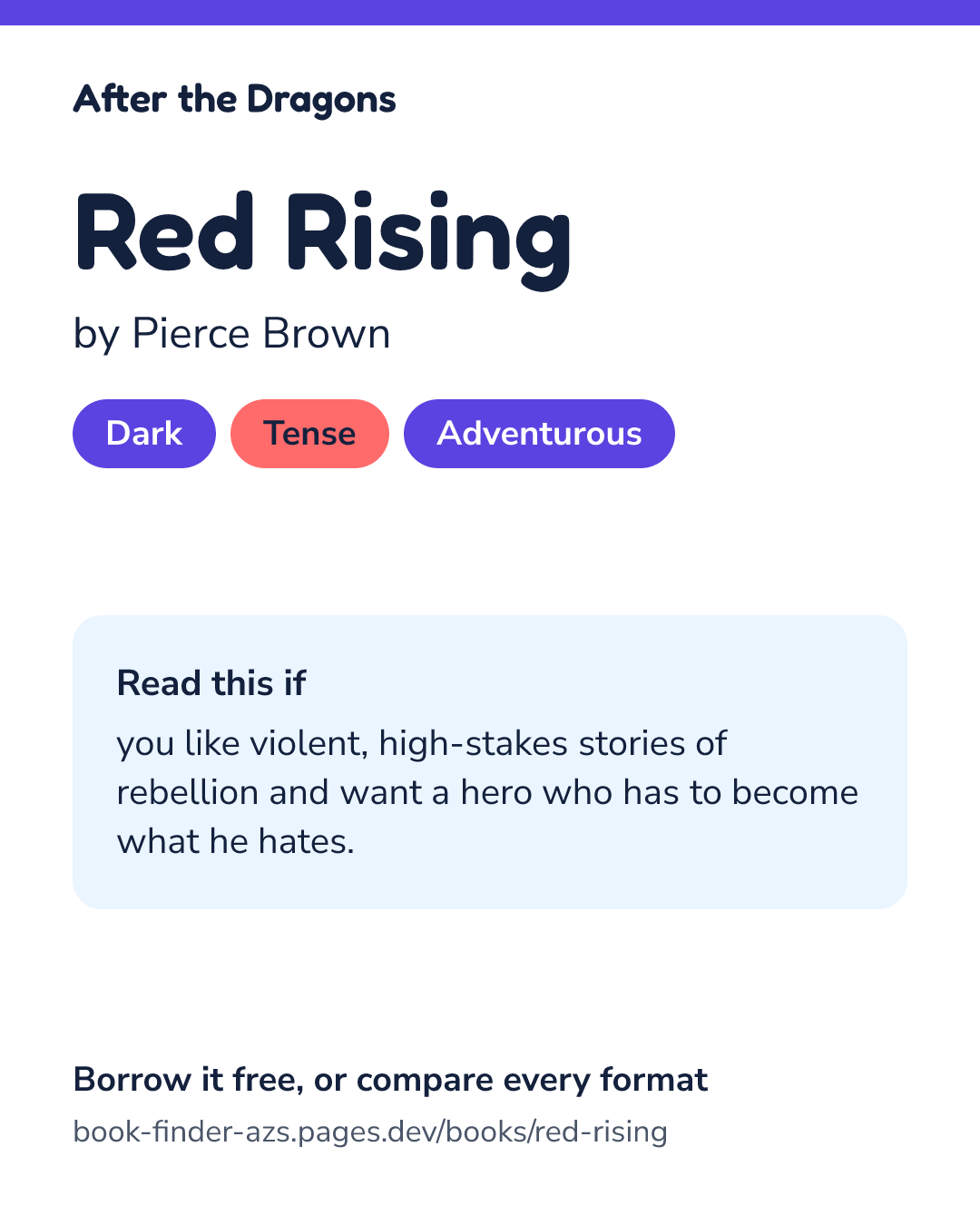 Share card for Red Rising