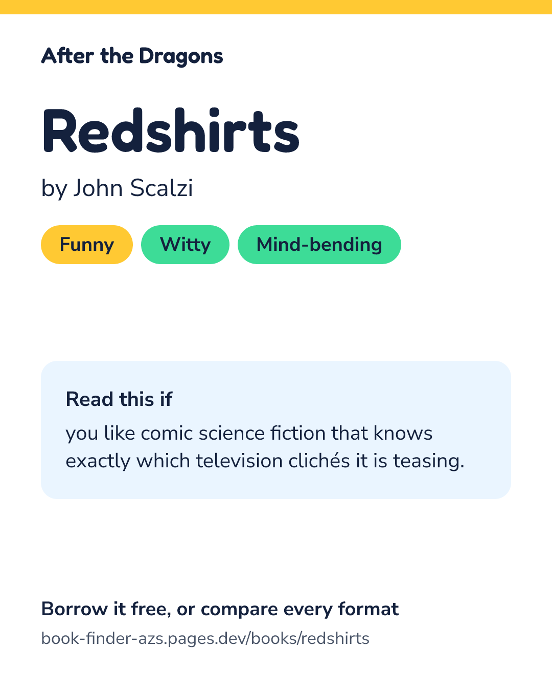 Share card for Redshirts