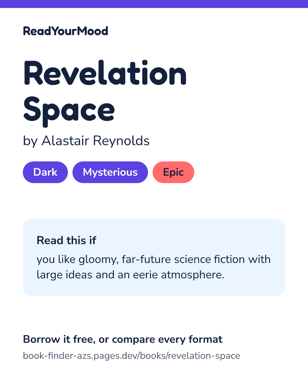 Share card for Revelation Space