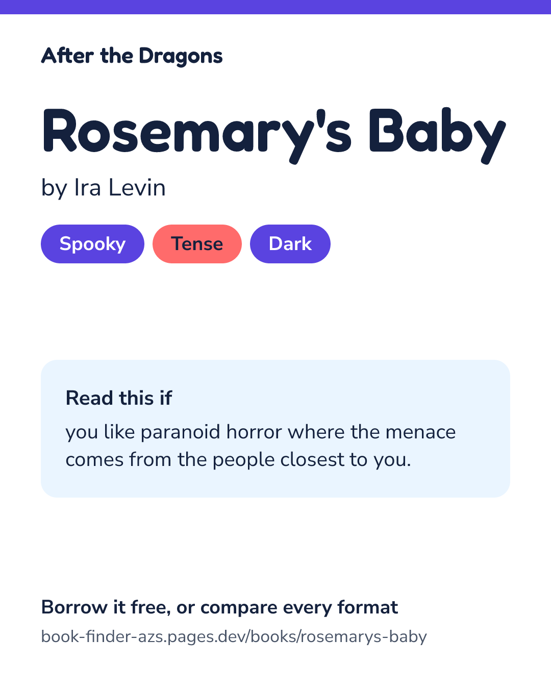 Share card for Rosemary's Baby