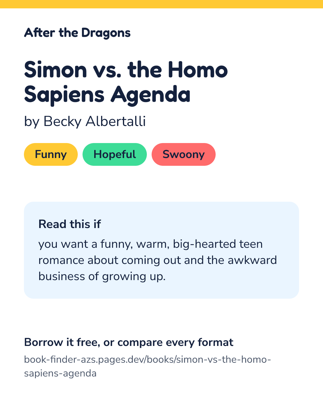 Share card for Simon vs. the Homo Sapiens Agenda